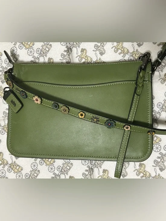 COACH 1941 Tea Rose Soho Glovetanned Leather Wristlet/Crossbody Bag - Picture 3 of 15